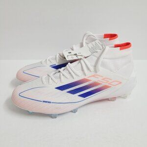 NEW Adidas Womens F50 Elite Mid FG Soccer Cleats ID9203 Size 8 White